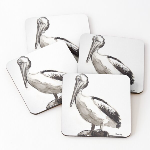Item preview, Pelican study on yupo designed and sold by Dianne  Ilka.
