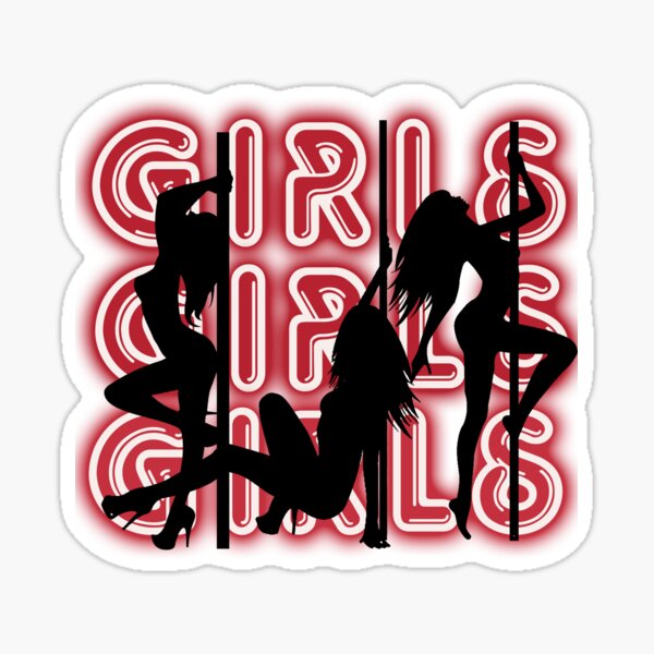 girls girls girls Sticker
