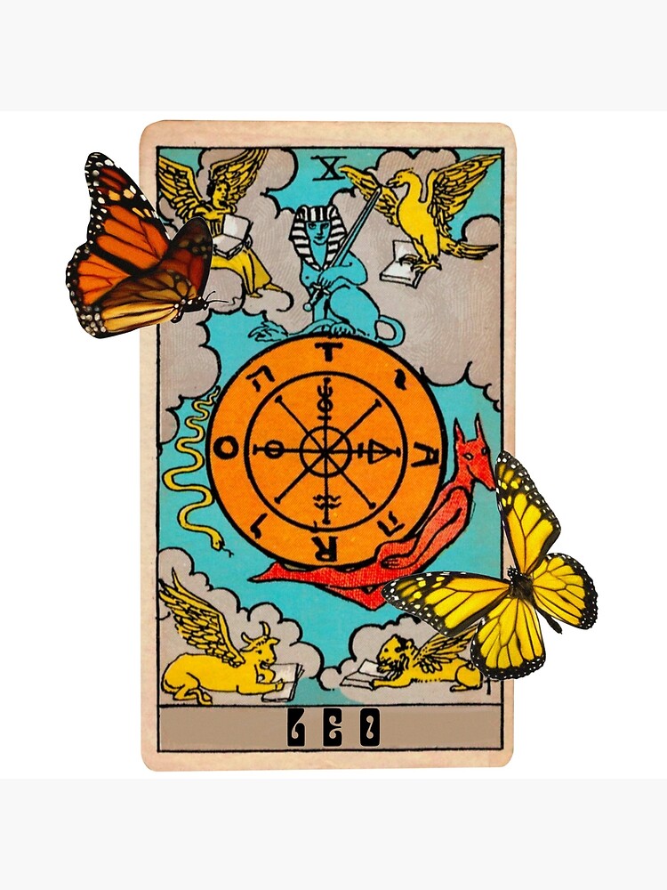 "Leo Tarot card zodiac sign " Art Print by angelslover Redbubble