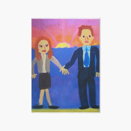 Item preview, jim and pam wedding painting designed and sold by joslynn daly.