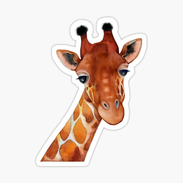 Item preview, Giraffe Watercolor designed and sold by Annya Kai.