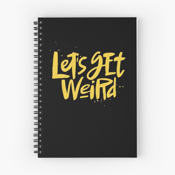 Item preview, Let's Get Weird Cool Text Bizarre designed and sold by Zeelicious Designs.