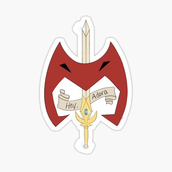 Item preview, Hey Adora - She-Ra Sword and Catra Mask designed and sold by tiels-and-mages.
