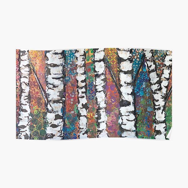 Aspen Print Colorful Poster