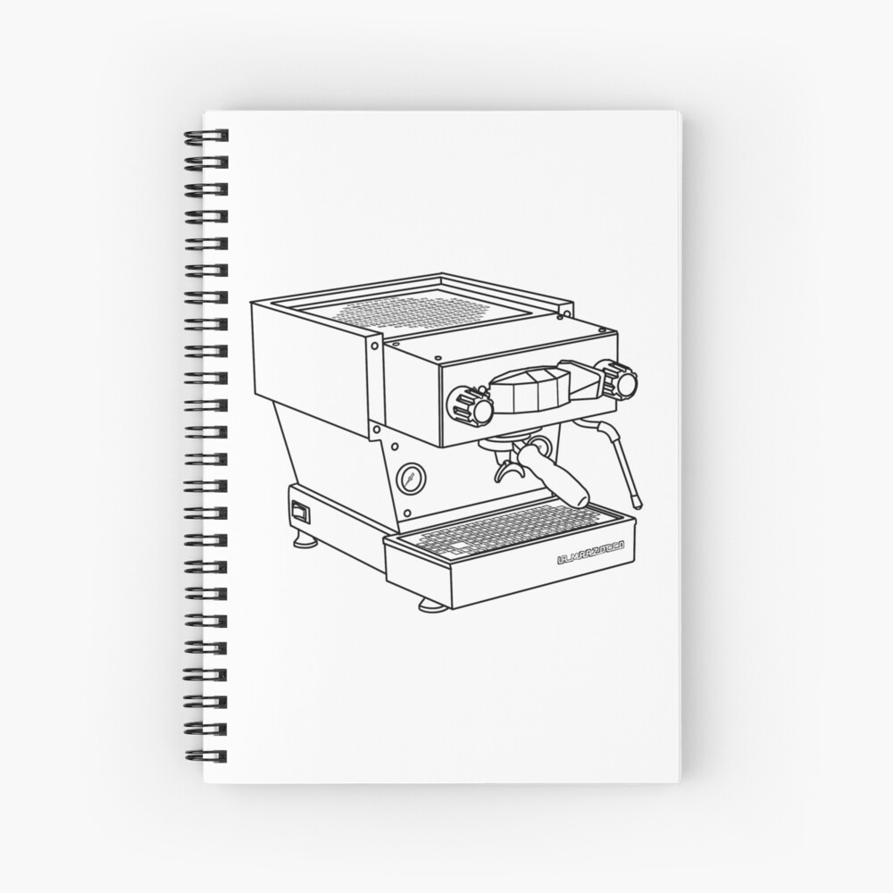 "La Marzocco Linea Mini" Spiral Notebook by Redbubble