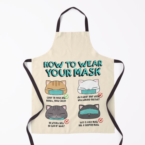 Item preview, How to Wear Your Mask by Chubby Cat designed and sold by Takeda-art.