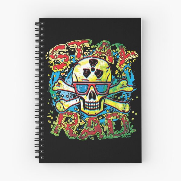 Item preview, Stay Rad Bad to the Bone Skull designed and sold by MudgeStudios.