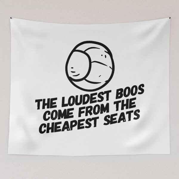 Item preview, The Loudest Boos Come Form the Cheapest Seats - Volleyball designed and sold by HalpinDesign.
