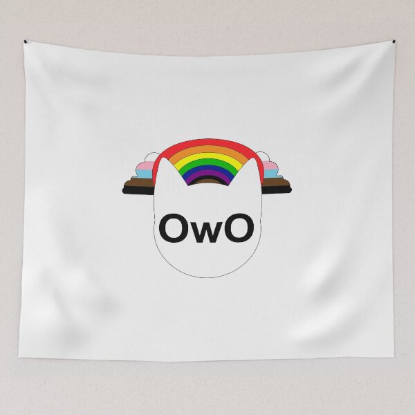 Item preview, OwO Furry LGBTQAI Pride designed and sold by ashwolves5.