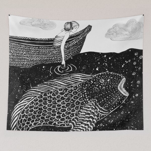Item preview, The Shimmering Sea Lights designed and sold by ECMazur Art.