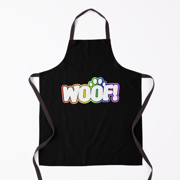 Item preview, Pride Rainbow Pup WOOF! designed and sold by KinkPosTees.