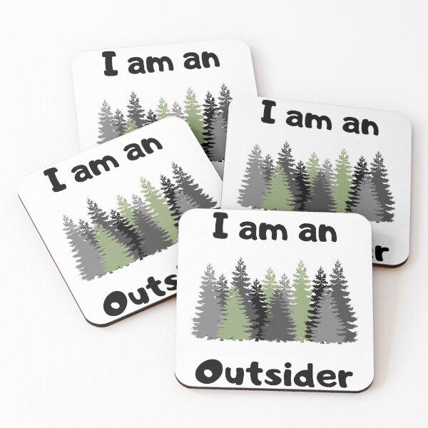 Item preview, I am an outsider designed and sold by delvaoutfitters.