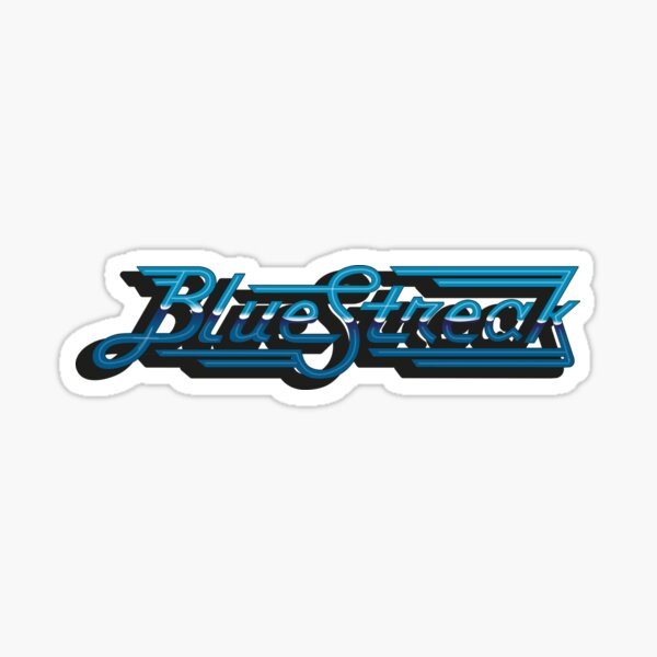Blue Streak Sticker