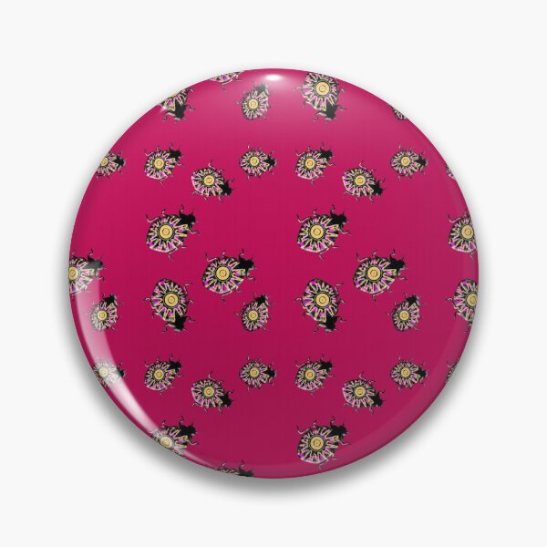 Item preview, Escarabajos de sol rosados y dorados designed and sold by Heidi Baldwin.