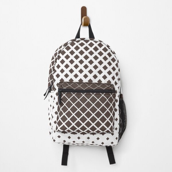 Item preview, Brown diamonds with white background geometric pattern designed and sold by smARTwork.