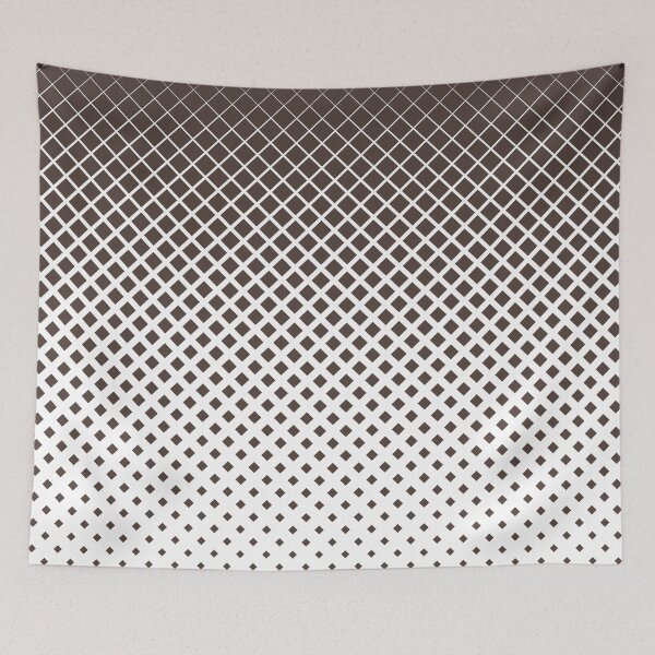 Item preview, Brown diamonds with white background geometric pattern designed and sold by smARTwork.
