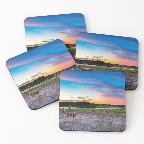 Item preview, Sunset with Lamas designed and sold by Aiin Ojani.