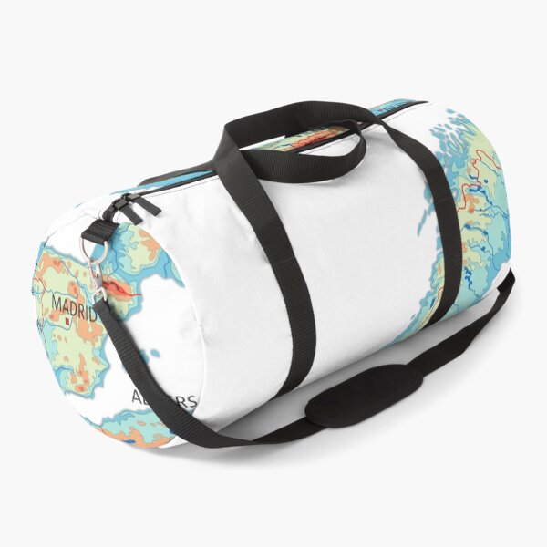 Item preview, EUROPE physical map topographic map of EUROPE with Country Borders, Capitals and Major Lakes and Rivers blue designed and sold by mashmosh.