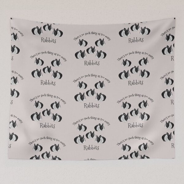 Item preview, No Such Thing As Too Many Rabbits designed and sold by Sugar-Magnolia.