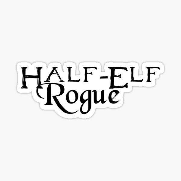 Half-Elf Rogue Sticker