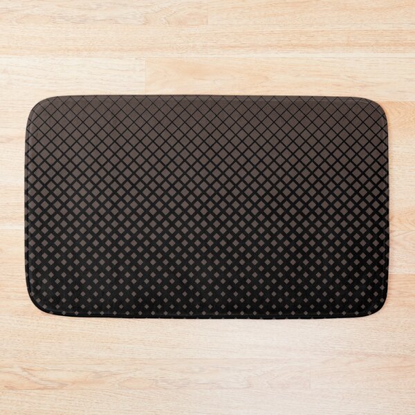 Item preview, Brown diamonds with black background geometric pattern designed and sold by smARTwork.