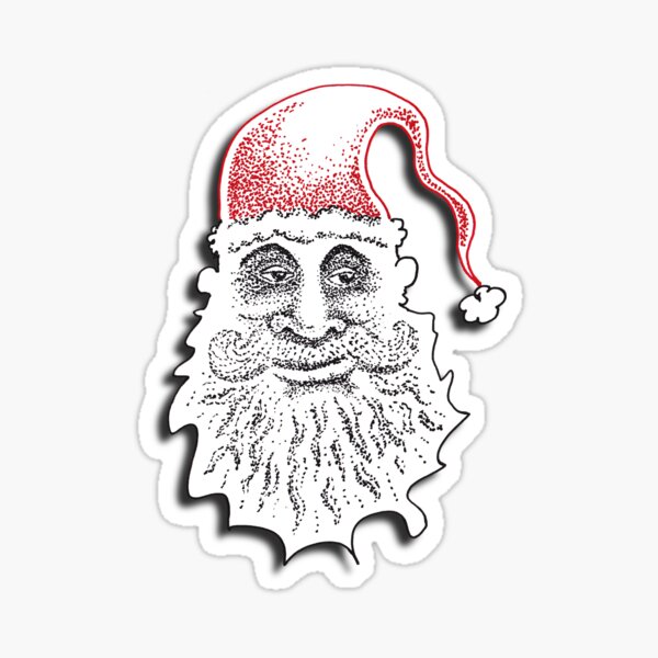 The American Santa - Santa Fred Sticker