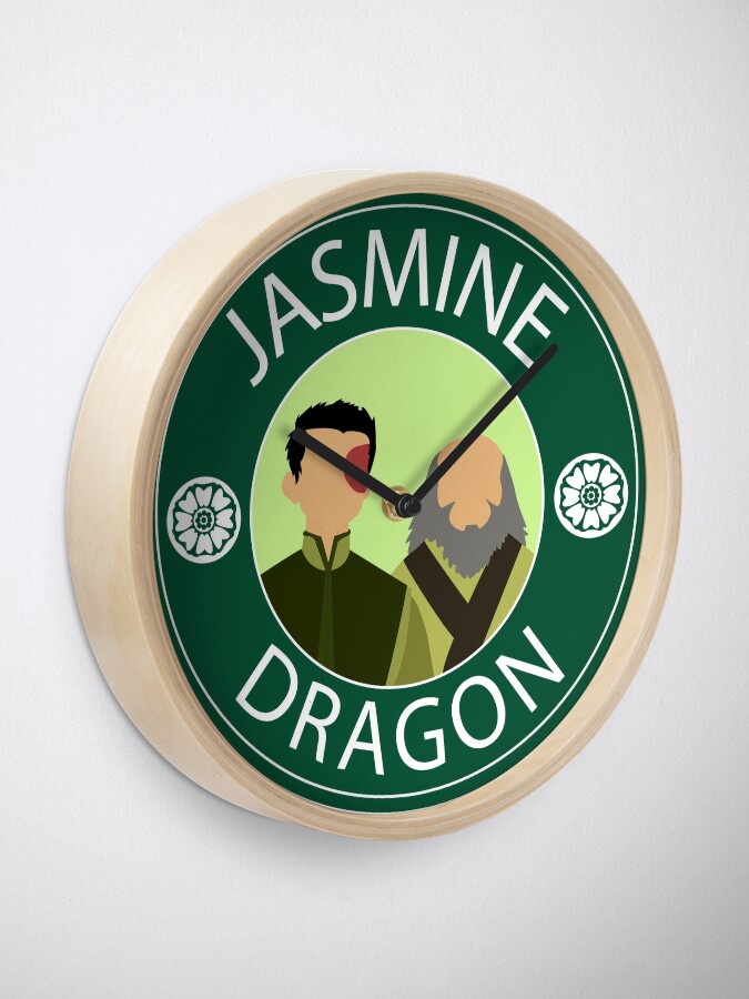 "Jasmine Dragon Zuko and Iroh Tea Shop" Clock for Sale by dwallace33