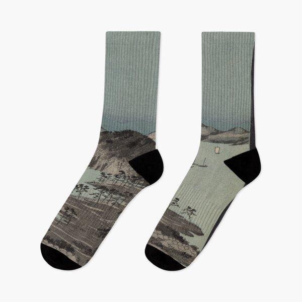Item preview, Uyōkanazawa hashōyakei | Evening view of the eight famous sites at Kanazawa in Musashi Province, 2/3 designed and sold by KisumiTees.