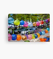 Colored Glass Canvas Print
