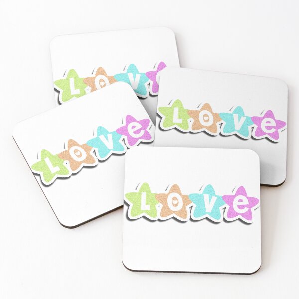 Item preview, Colorful Glitter Love Stars  designed and sold by bychloedavies.