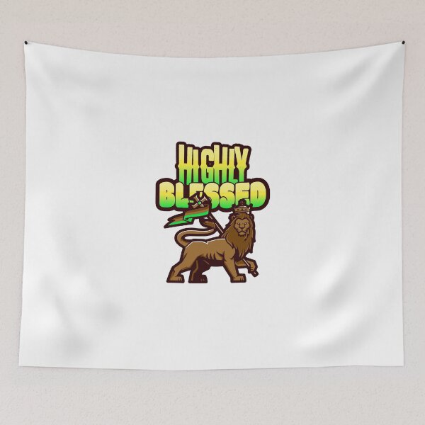 Item preview, Highly Blessed, Lion of Judah, Rasta designed and sold by Spiritualish.