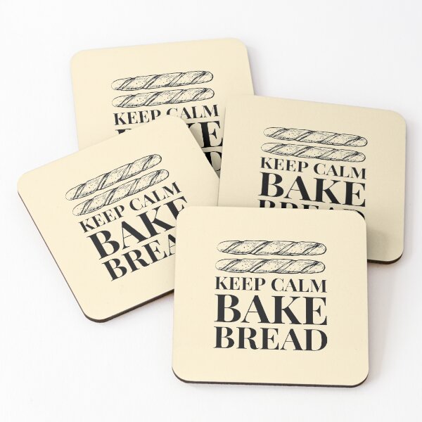 Item preview, Keep Calm Bake Bread homemade baguette quote designed and sold by javes93.