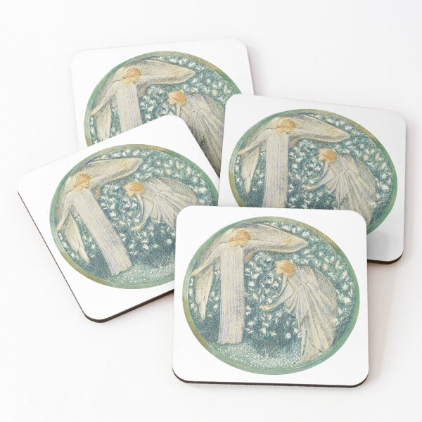 Item preview, White Garden Circle, by Edward Burne-Jones designed and sold by Amy Olsen.
