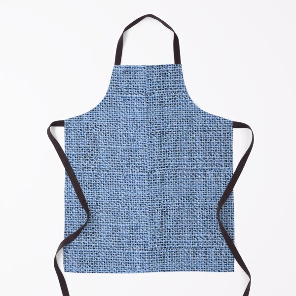 Item preview, Blue Linen Fabric Design Print designed and sold by Rhu Creations.