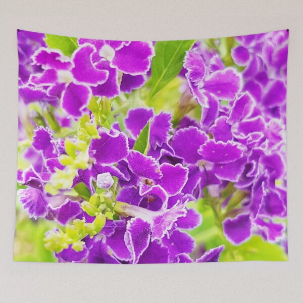 Item preview, Sumer Purple Flowers in bloom pictures designed and sold by PlusAdore.