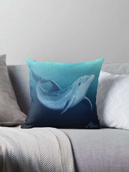 Dolphin Pillows Cushions for Sale Redbubble