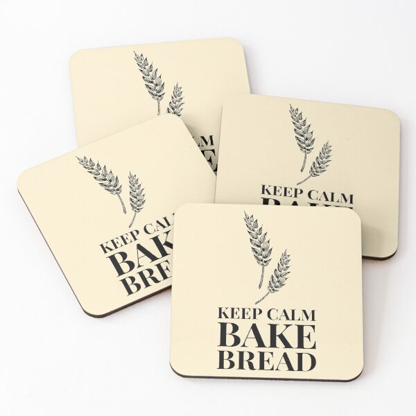 Item preview, Keep Calm Bake Bread homemade fresh grain quote designed and sold by javes93.
