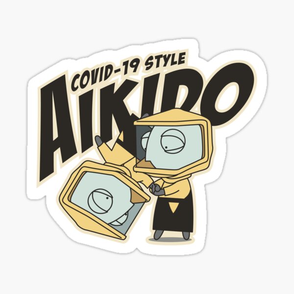 Aikido COVID-19 Style Sticker