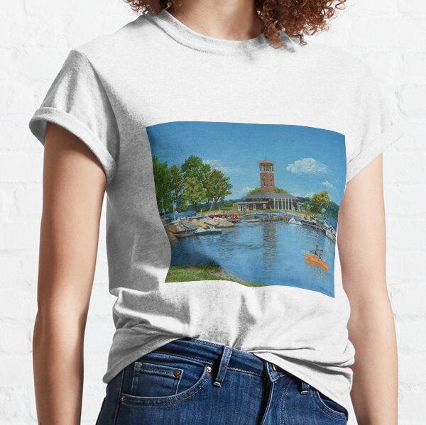 Kayaking by the Bell Tower Classic T-Shirt