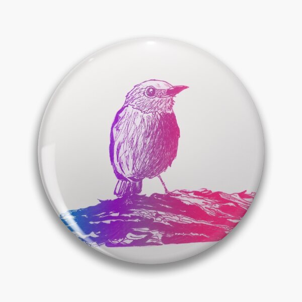 Item preview, The Bird Isn't a Pirate But He Does Have Pride; Bi Flag Variant designed and sold by ArtisticPotato1.