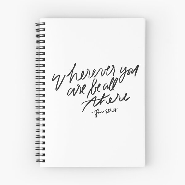 Item preview, Be Present Jim Elliot Quote Christian Sticker designed and sold by Libby McCord.