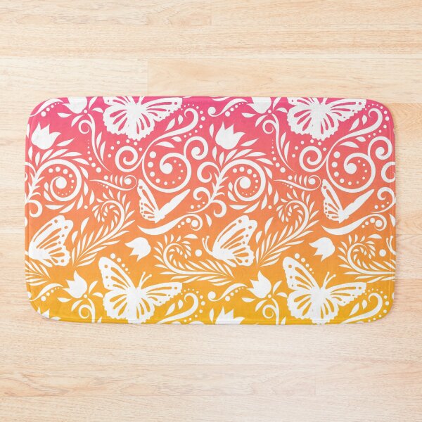 Item preview, Butterfly and Flower - Mango Peach Smoothie designed and sold by CreativityRoams.