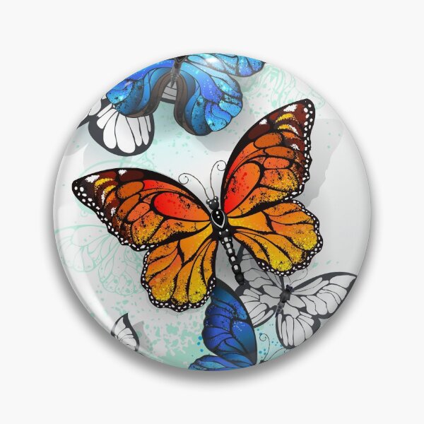 Item preview, Flying Butterflies Morpho and Monarch designed and sold by Blackmoon9.