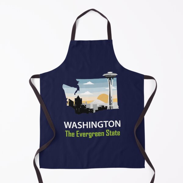 Item preview, Washington - The Evergreen State - Bumper Sticker designed and sold by d1mology.
