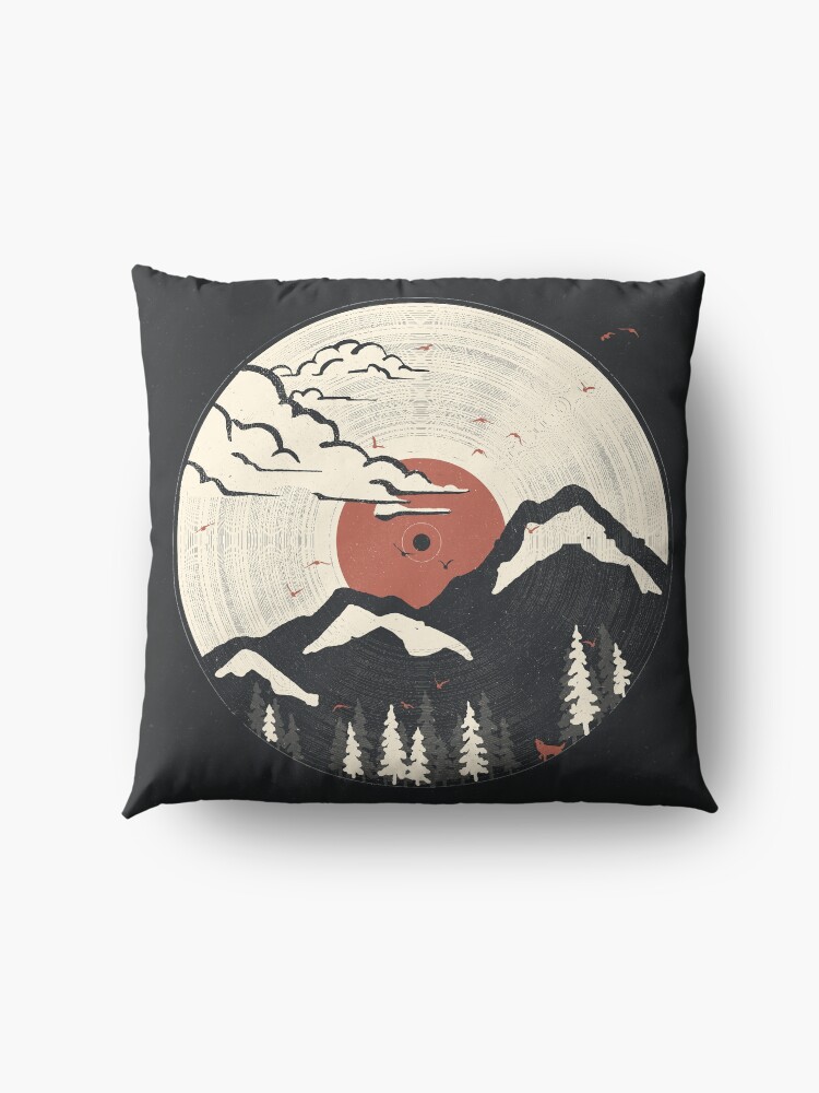 Alternate view of MTN LP... Floor Pillow