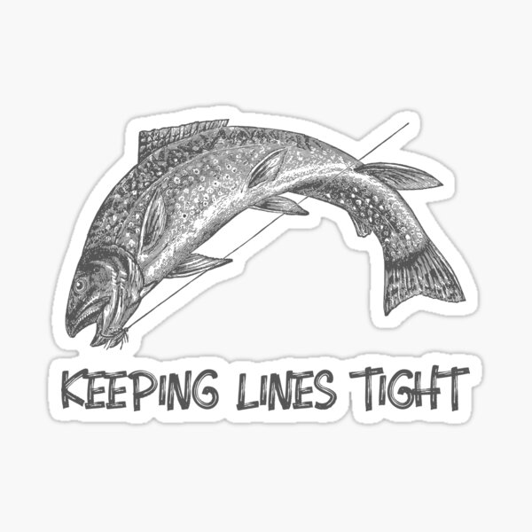 Tight Lines Logo Sticker - Tight Lines Fly Fishing Co.