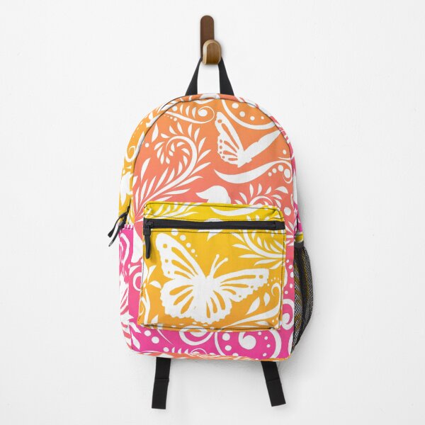 Item preview, Butterfly and Flower - Mango Peach Smoothie RS designed and sold by CreativityRoams.