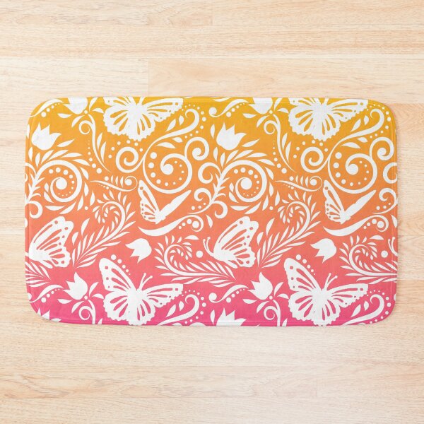 Item preview, Butterfly and Flower - Mango Peach Smoothie RS designed and sold by CreativityRoams.