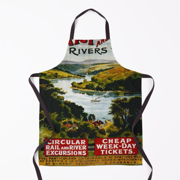 Item preview, Railway Poster Dart and Fal Rivers designed and sold by stickart-marek.