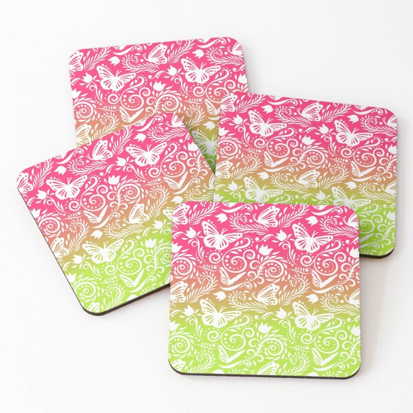Item preview, Butterfly and Flower - Grapefruit and Lime (Citrus Lover Collection) designed and sold by CreativityRoams.